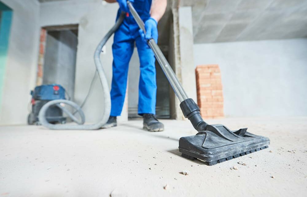 nettoyage de fin de chantier 